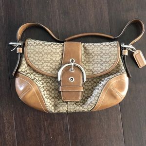 Coach soho hobo brown shoulder purse